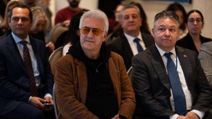 Tamer Karadağlı, Türkevi'nde tiyatro anlattı