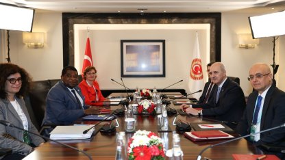 TBMM Başkanı Kurtulmuş, PAB Genel Sekreteri Chungong ve Genel Kurul Sekreteri Jabre ile görüştü