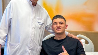 Trabzonspor'da Taha Emre İnce, dizinden operasyon geçirdi