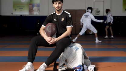 Türkiye'ye ilkleri yaşatan milli eskrimci Furkan'ın hayali gelecek nesillere örnek olmak