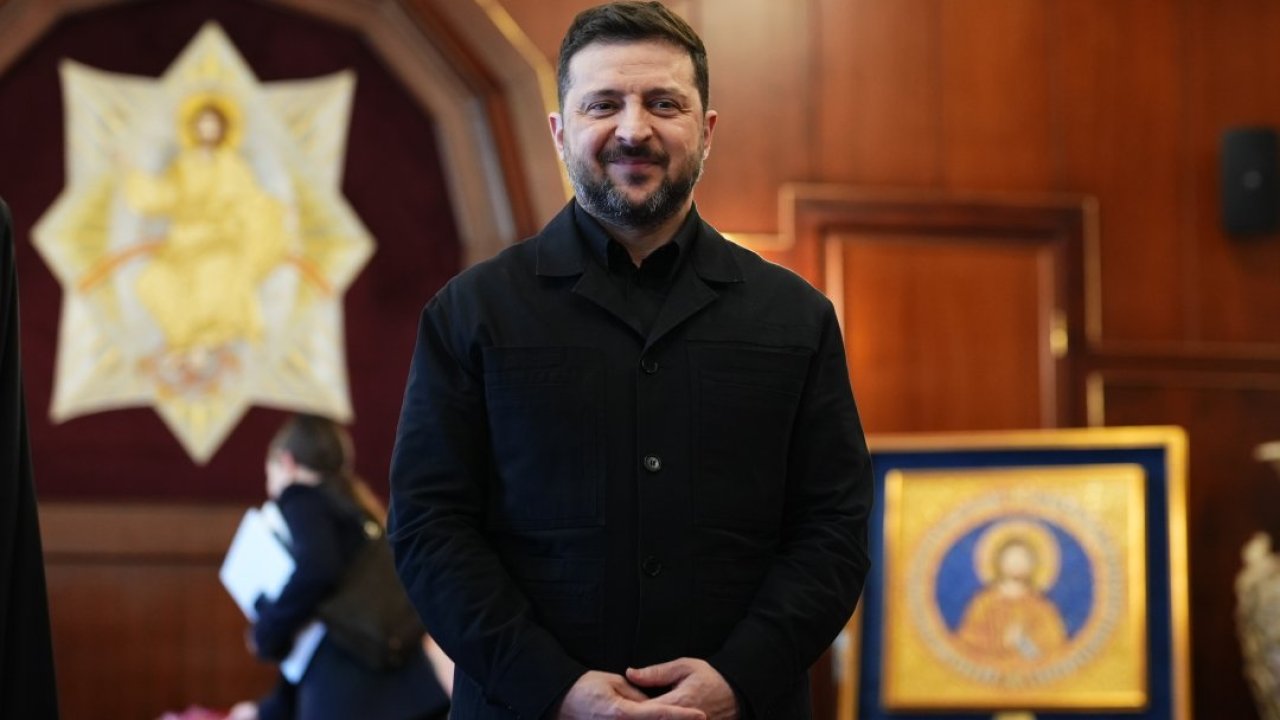 Ukrayna Devlet Başkanı Zelenskiy, Fener Rum Patrikhanesi'ni ziyaret etti