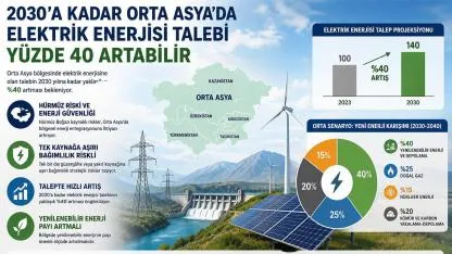 2030’a Kadar Orta Asya’da Elektrik Enerjisi Talebi Yüzde 40 Artabilir