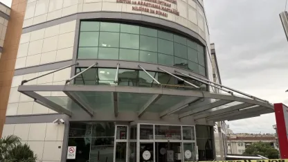Bursa Nilüfer'de hastanede çıkan yangın felakete dönüşmeden söndürüldü