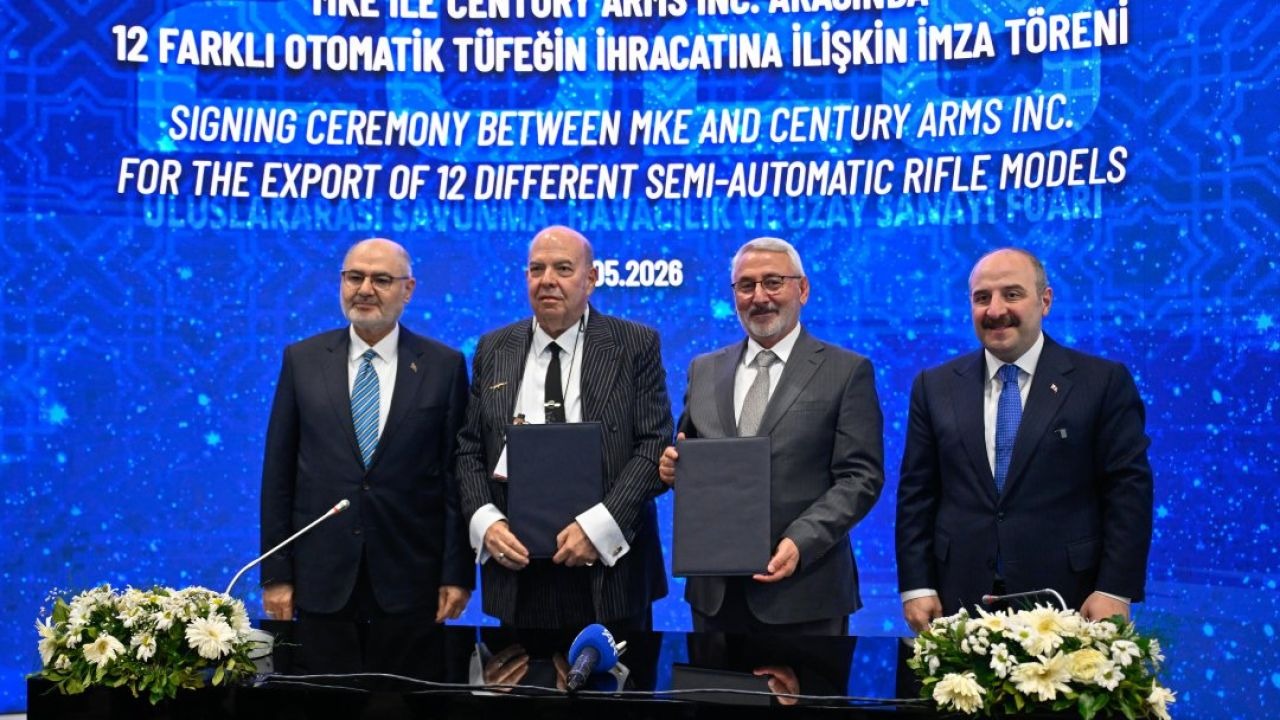 MKE ile ABD'li CENTURY ARMS arasında tüfek satışı anlaşması imzalandı