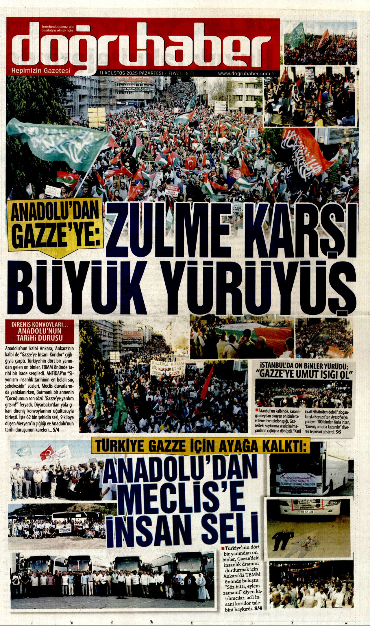DOĞRU HABER Gazete Manşeti