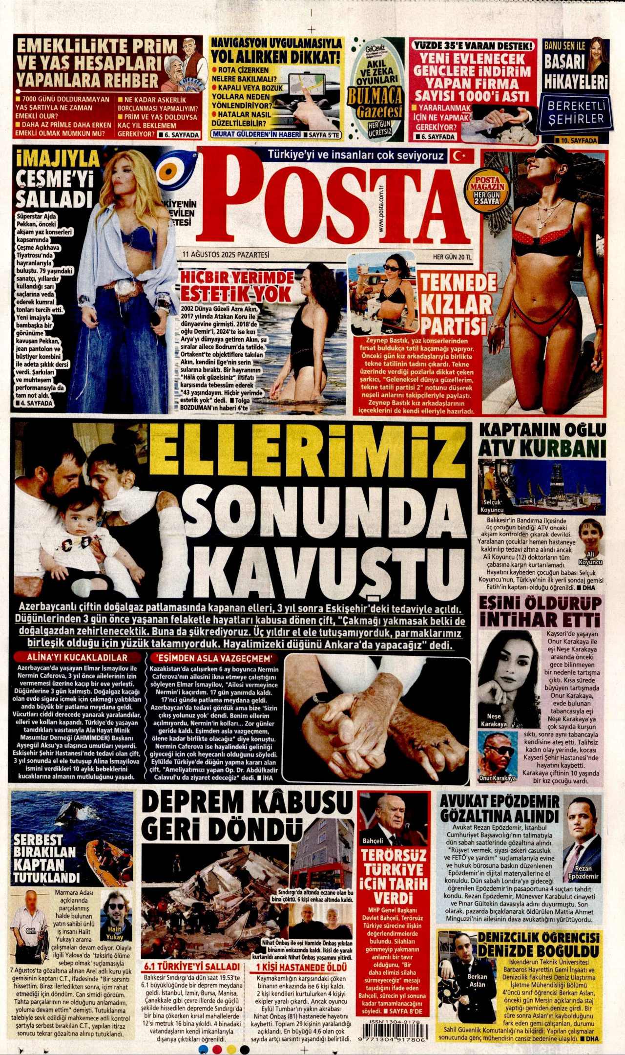 POSTA Gazete Manşeti