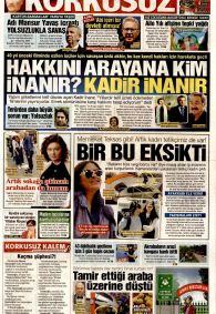KORKUSUZ Gazete Manşeti