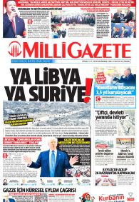 MİLLİ GAZETE Gazete Manşeti