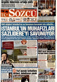 SÖZCÜ Gazete Manşeti