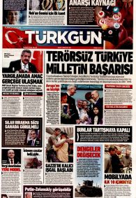TÜRKGÜN Gazete Manşeti