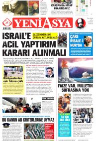 YENİ ASYA Gazete Manşeti