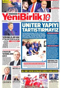 YENİBİRLİK Gazete Manşeti