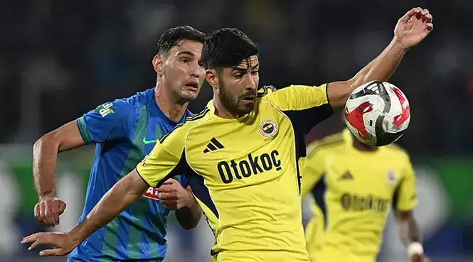 Fenerbahçe Rize’de fırtına kopardı! 5 golle muhteşem geri dönüş