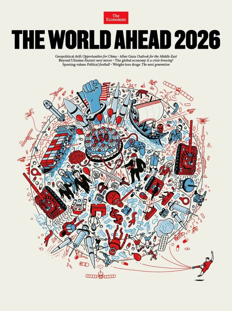 The Economist dergisinin kapağı aslında ne anlatıyor? Semboller ve 2026 yılına damga vuran kehanetler