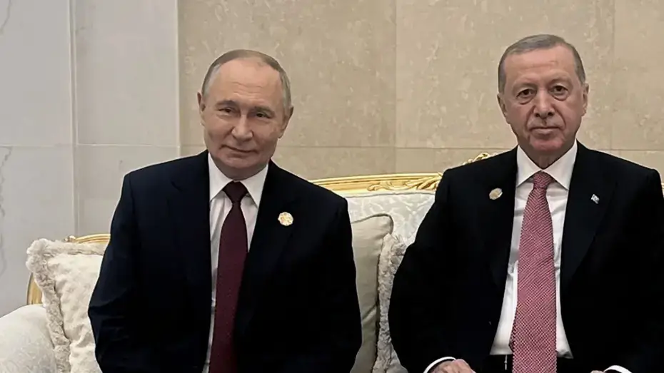 Erdoğan ile Putin Türkmenistan'da bir araya geliyor