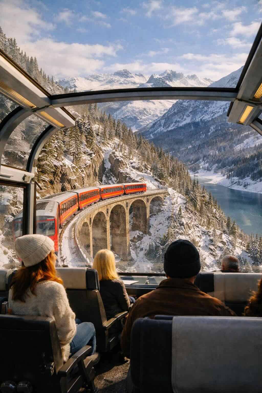 Hayallerin Peşinden Gidenler İçin: Bernina Ekspresi ile Alpler’de Bir Masal