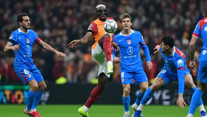 Galatasaray evinde Atletico Madrid'e takıldı!