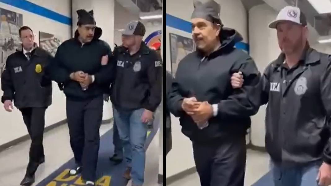 İşte kaçırılan Maduro'nun yeni görüntüleri