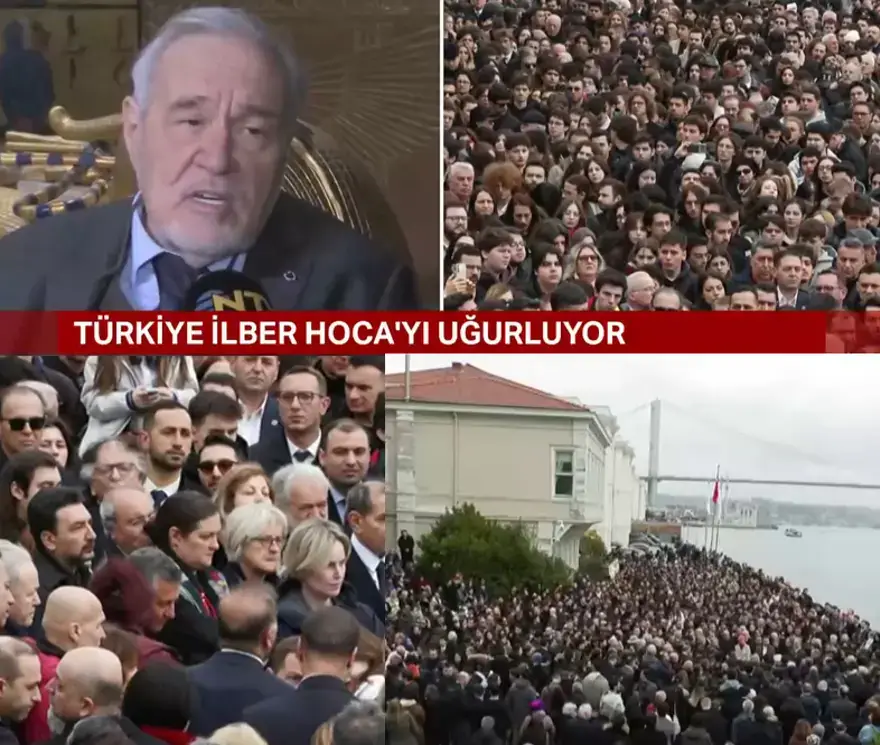 İlber Ortaylı'ya son veda! Fatih Camii Haziresi'nde toprağa verilecek