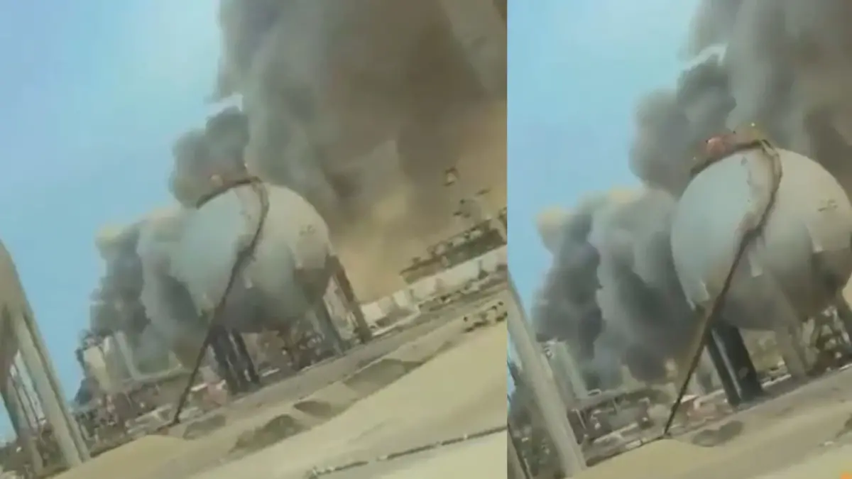 İran Aramco rafinerisini İHA ile vurdu! Suudi Arabistan'ın petrol kalesi alev aldı