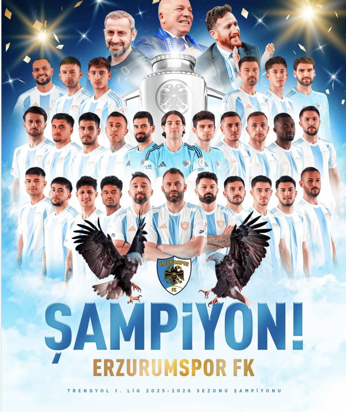 Erzurumspor Şampiyon: Süper Lig’e Merhaba!