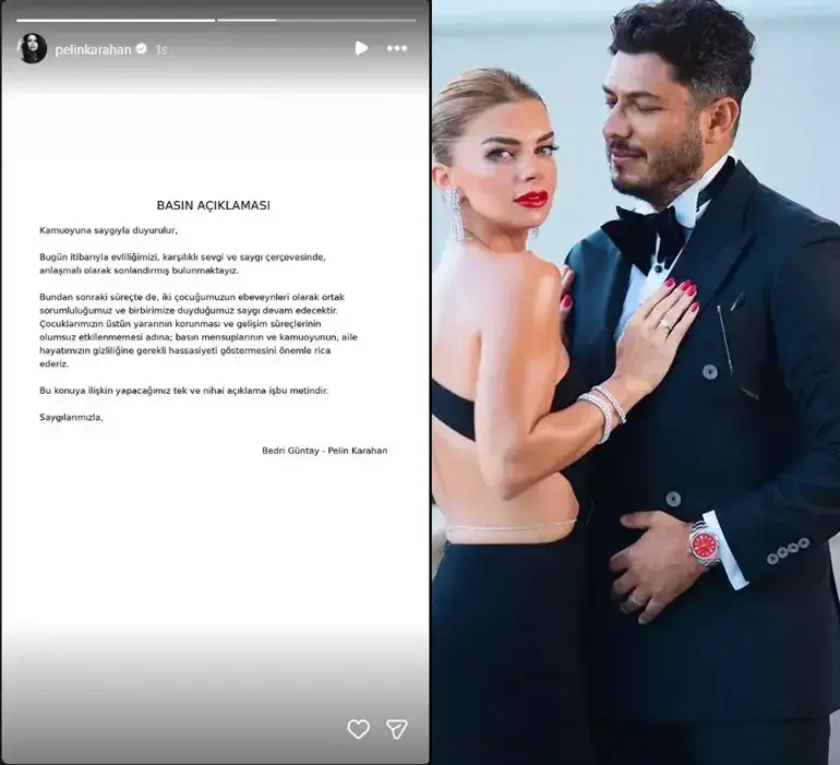 Bir Devrin Sonu: Pelin Karahan ve Bedri Güntay 12 Yıllık Evliliği Tek Celsede Bitirdi!