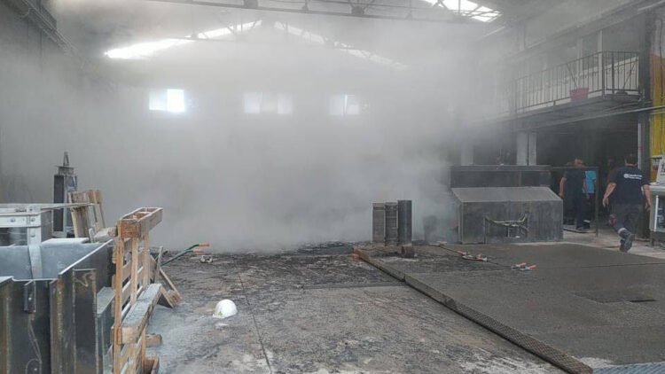 çorum'da bronz fabrikasında patlama: 2'si ağır 6 işçi yaralandı